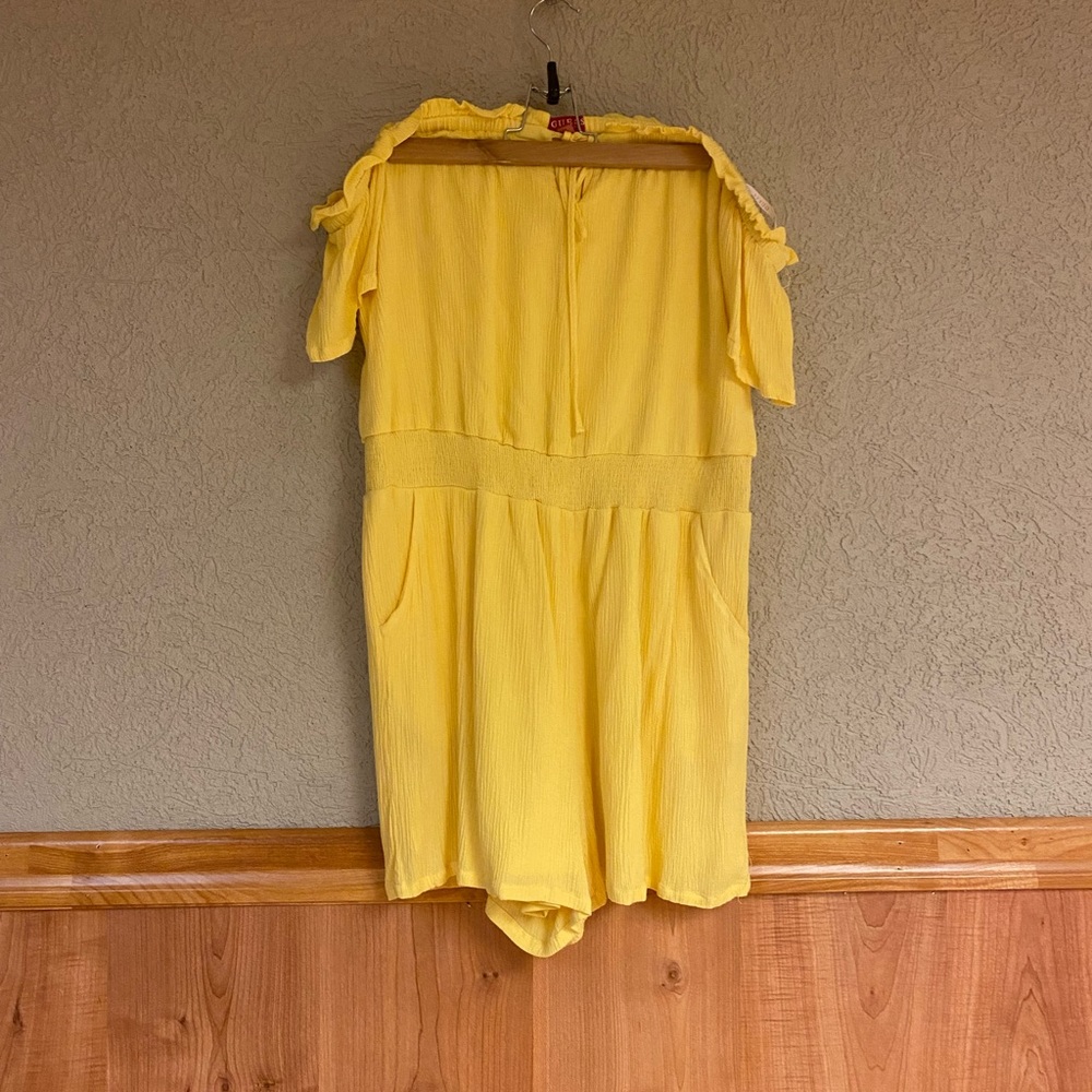 GUESS yellow romper